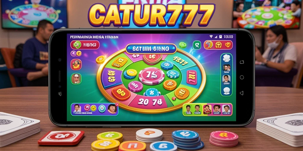 Tampilan gameplay seru dari CATUR777 saat bermain Bingo.