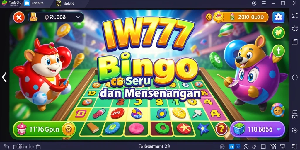 Tampilan gameplay Bingo IW777 yang menarik dan interaktif.