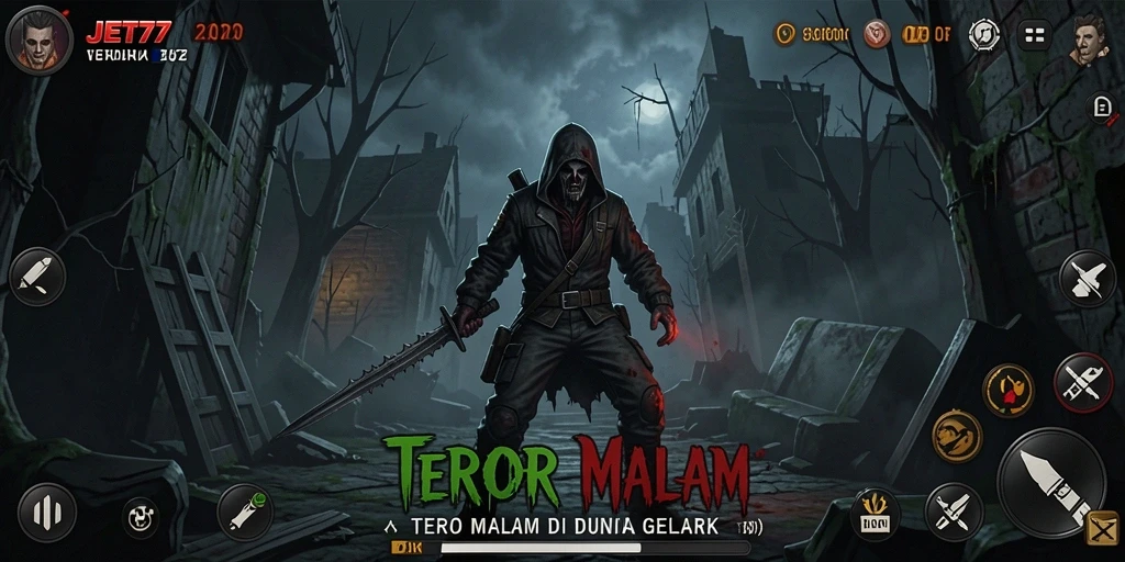 Screenshot gameplay JET77 yang menampilkan momen menegangkan.