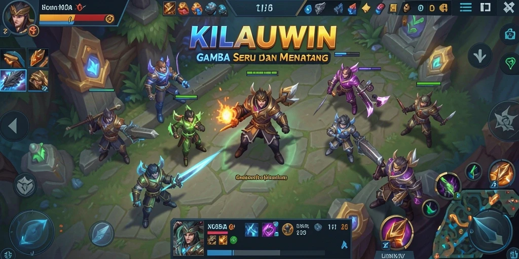 Tampilan gameplay seru di arena KILAUWIN.