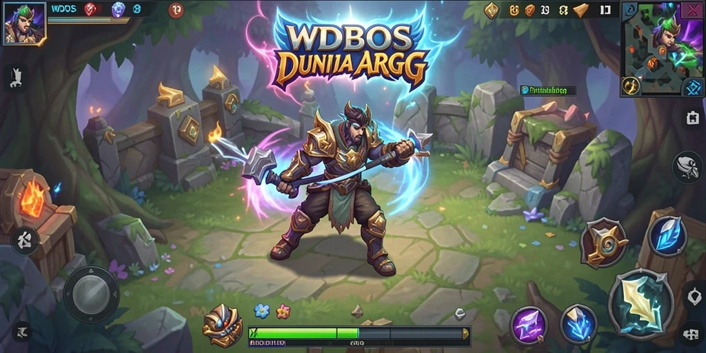 Screenshot WDBOS menampilkan aksi seru dalam gameplay ARPG.